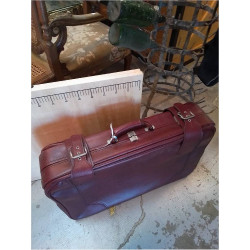 VALISE SOUPLE GRENAT 