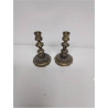 LOT DE 2 BOUGEOIRS LAITON 