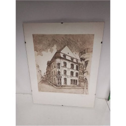 LITHOGRAPHIE SIGNEE 