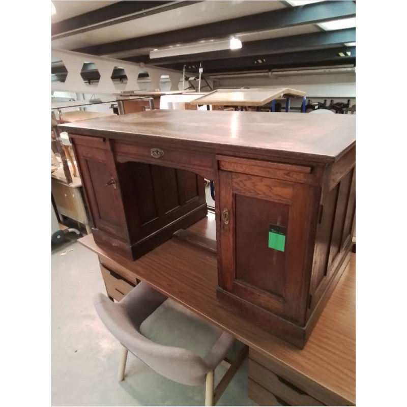 BUREAU ANCIEN 2 PORTES 1 TIROIR