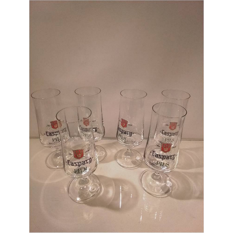 LOT VERRES A BIERE CASPARY