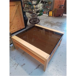 TABLE BASSE VERRE FUMÉ 1...