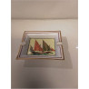 CENDRIER HERMES PARIS MOTIF BATEAU 19X15