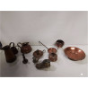 LOT DE MINIATURES CUIVRE LAITON
