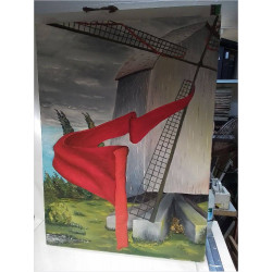 HUILE SUR TOILE SIGNÉE DECO...