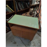 MEUBLE VINTAGE D’APPOINT A ROULETTES 