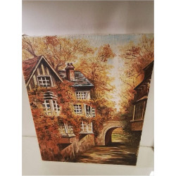 HUILE SUR TOILE SCENE...