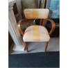FAUTEUIL BRIDGE TISSU JAUNE