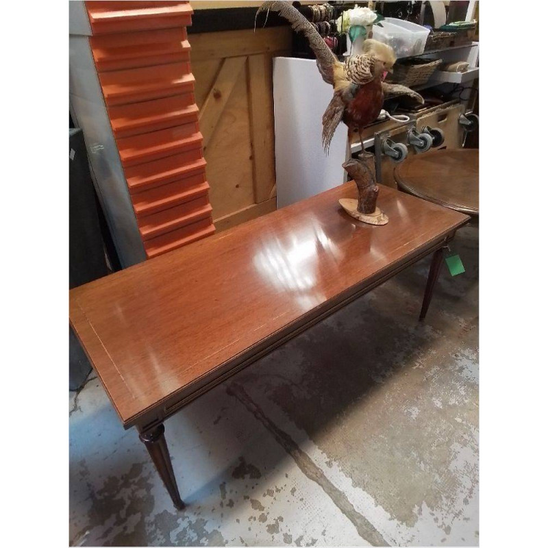 TABLE BASSE STYLE LOUIS XVI ACAJOU 
