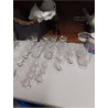 LOT DE VERRES CRISTAL CISELÉ 