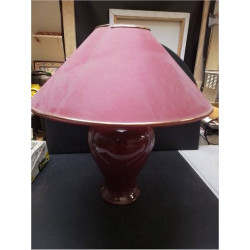 LAMPE A POSER CÉRAMIQUE ROUGE 