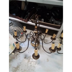 LUSTRE 8 BRANCHES STYLE...