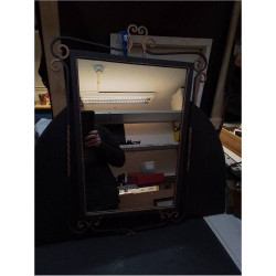 MIROIR FER FORGÉ 