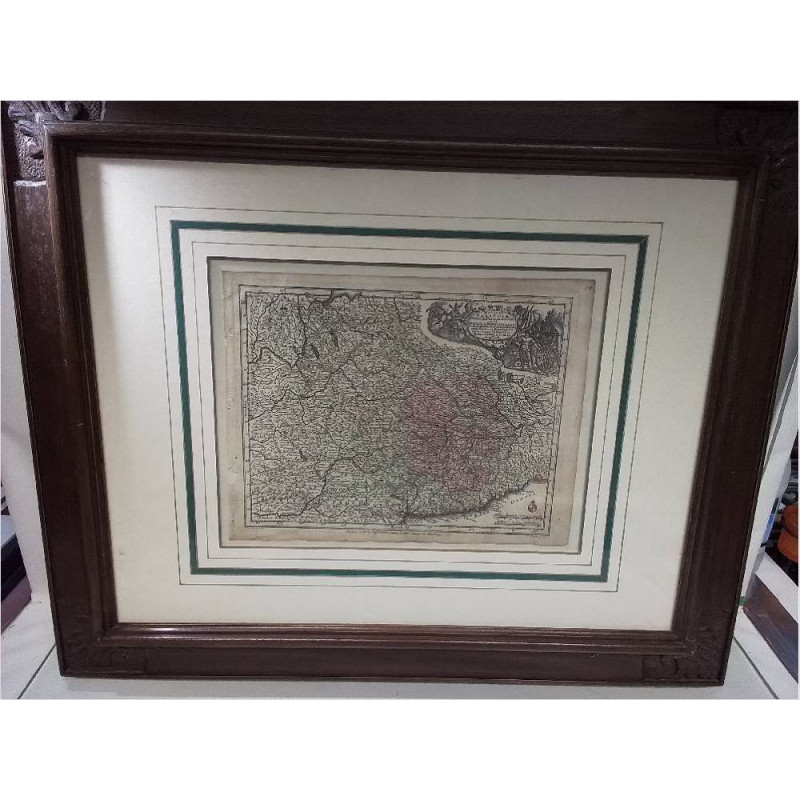 GRAVURE ANCIENNE SABAUDIA 1700