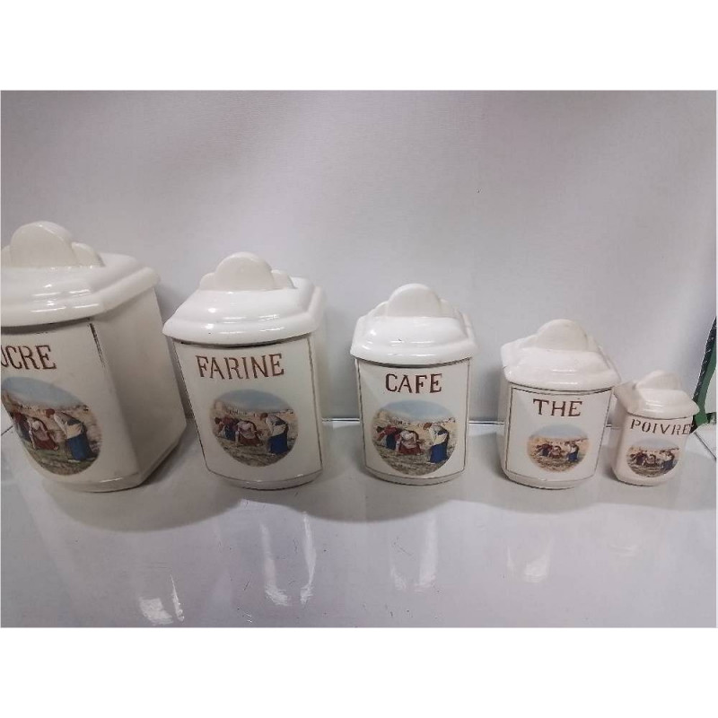 SET DE POTS A EPICES SARREGUEMINES 