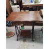 CONSOLE 1 TIROIR STYLE MACHINE A COUDRE 