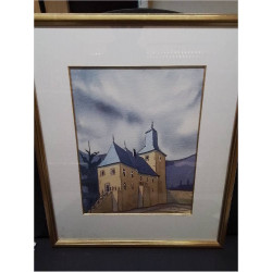 AQUARELLE SIGNÉE ZORZI