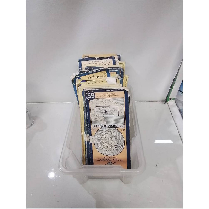 LOT DE CARTES ROUTIERES ANCIENNES