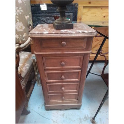 CHIFFONNIER DESSUS MARBRE 