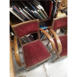 FAUTEUIL BRIDGE ROUGE 