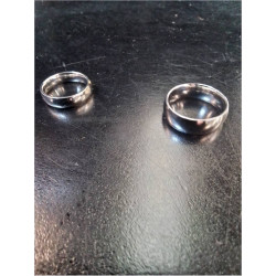BAGUE ARGENT LA PIECE 