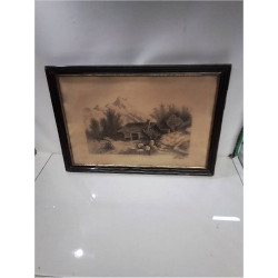 TABLEAU MAISON SIGNÉ 