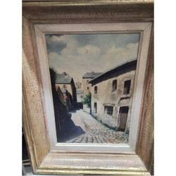 HUILE SUR TOILE VILLAGE...