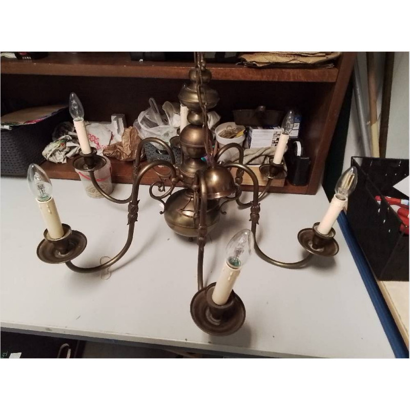 LUSYRE STYLE FLAMAND 6 BRANCHES 