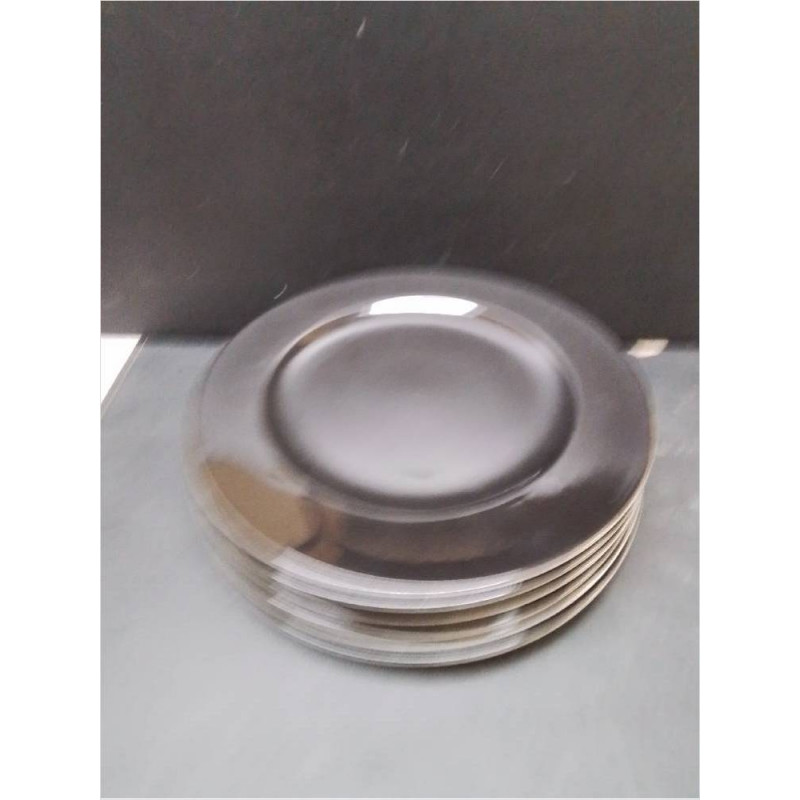 LOT D’ASSIETTES DE PRÉSENTATION BAUSCHER NOIRES