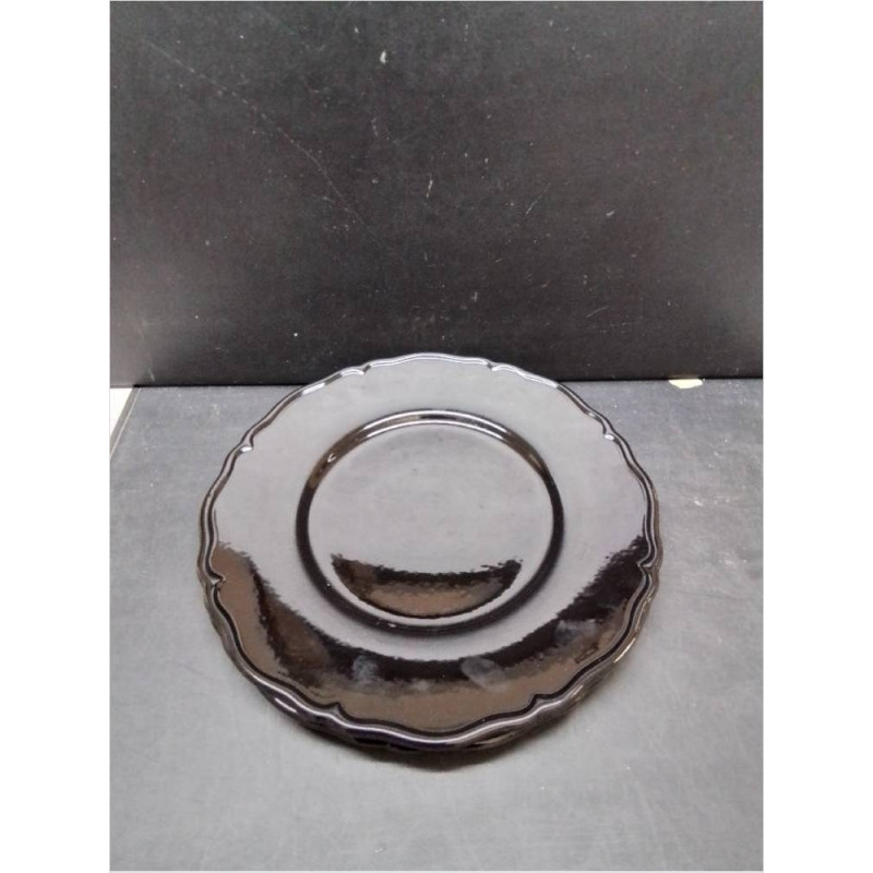 LOT DE 2 PLATS NOIRS ESTE