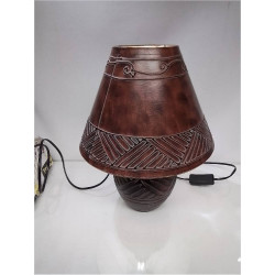 LAMPE A POSER MARRON