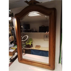 MIROIR CHÊNE CHAPEAU DE...