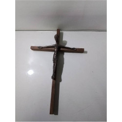 CRUCIFIX BOIS BRONZE