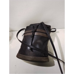 SACOCHE CUIR BICOLORE 