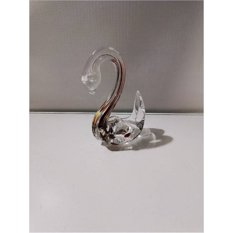 DÉCORATION CYGNE VERRE