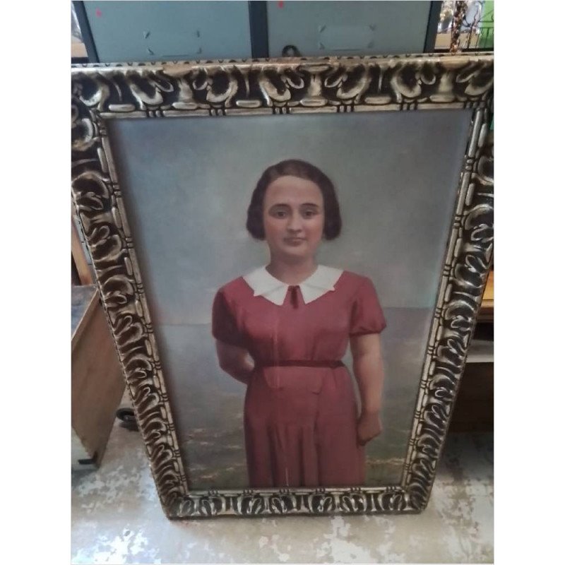 HUILE SUR TOILE PORTRAIT NEUMANNS 