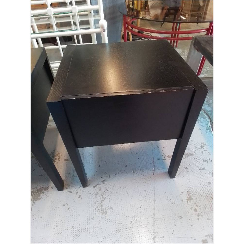 CHEVET MODERNE NOIR 1 TIROIR LA PIECE 