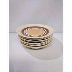LOT D’ASSIETTES A DESSERT GIEN