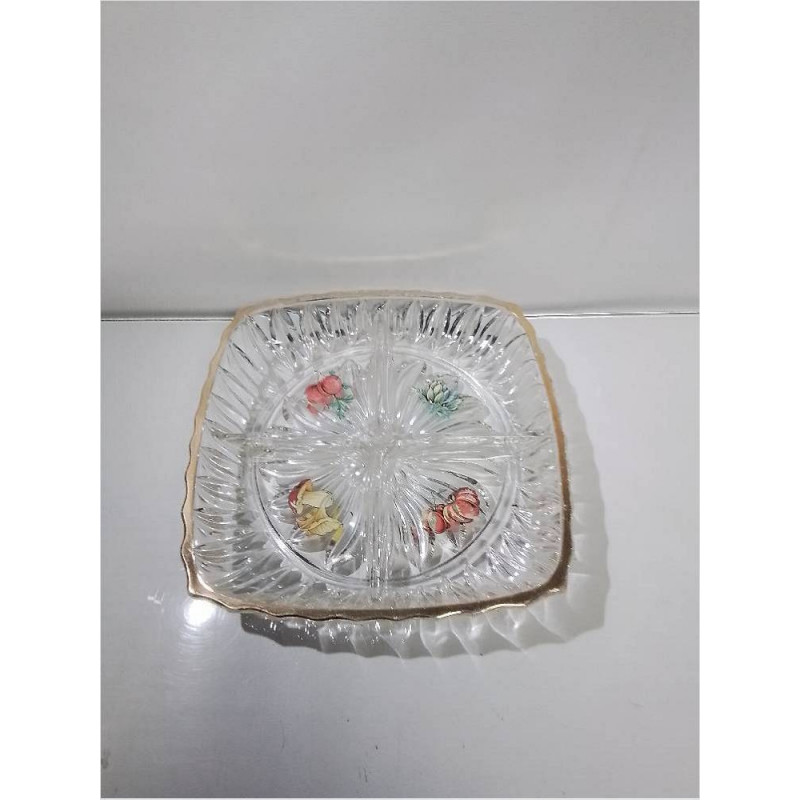 PLATEAU VERRE RETRO