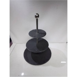 PLATEAU DE SERVICE ARDOISE 
