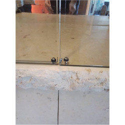 VITRINE 2 PORTES STYLE PIERRE *