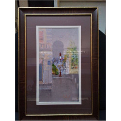 PEINTURE LE’RÉVERBÈRE SIGNÉE 
