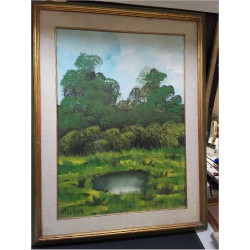 HUILE SUR TOILE SIGNÉE MISCAR 