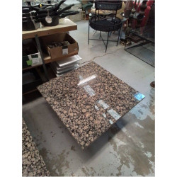 TABLE BASSE GRANIT 80X80