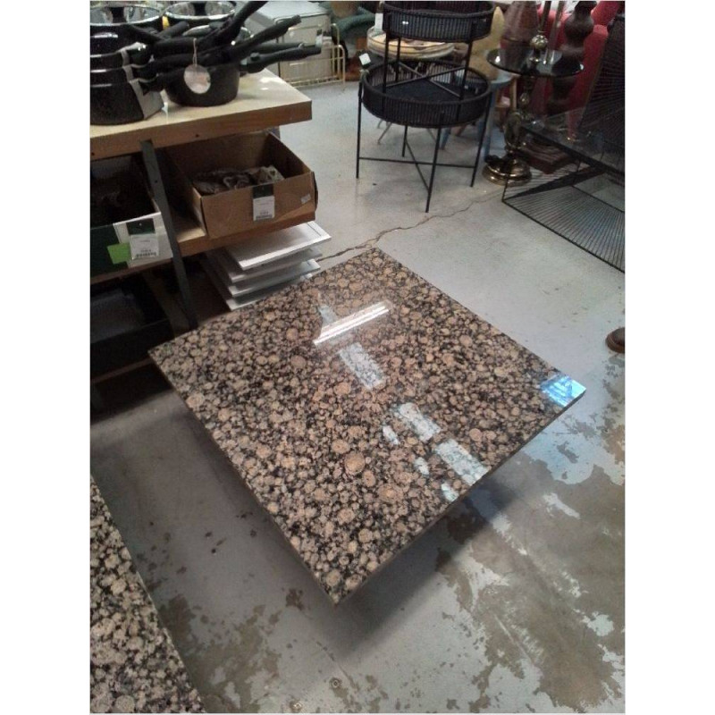 TABLE BASSE GRANIT 80X80