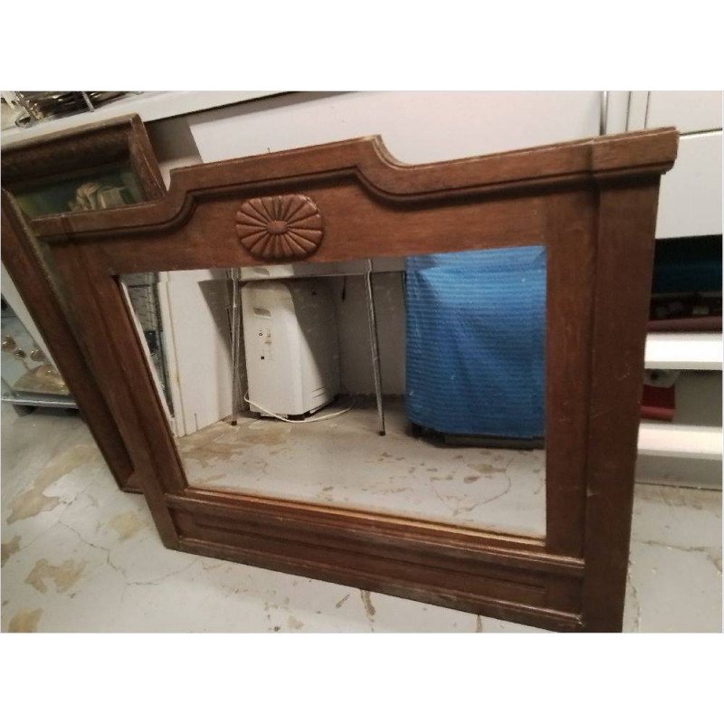 MIROIR BISEAUTÉ CADRE CHENE