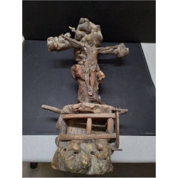 CRUCIFIX DÉCORATION EN BOIS...