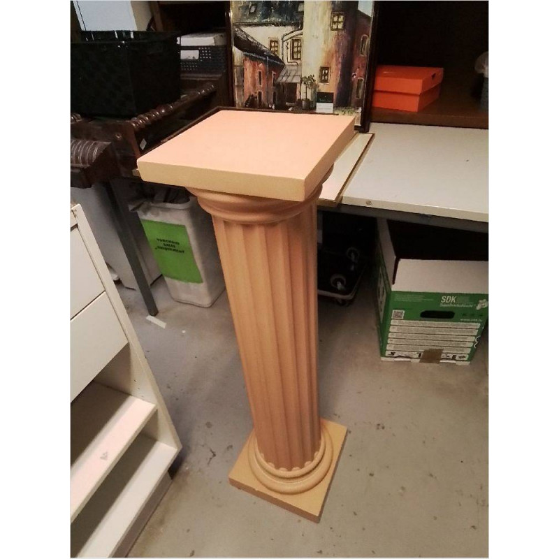 COLONNE PLATRE ORANGE