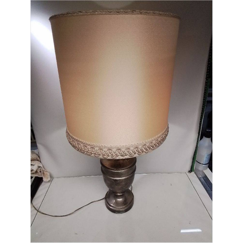 LAMPE A POSER MÉTAL ARGENTÉ 