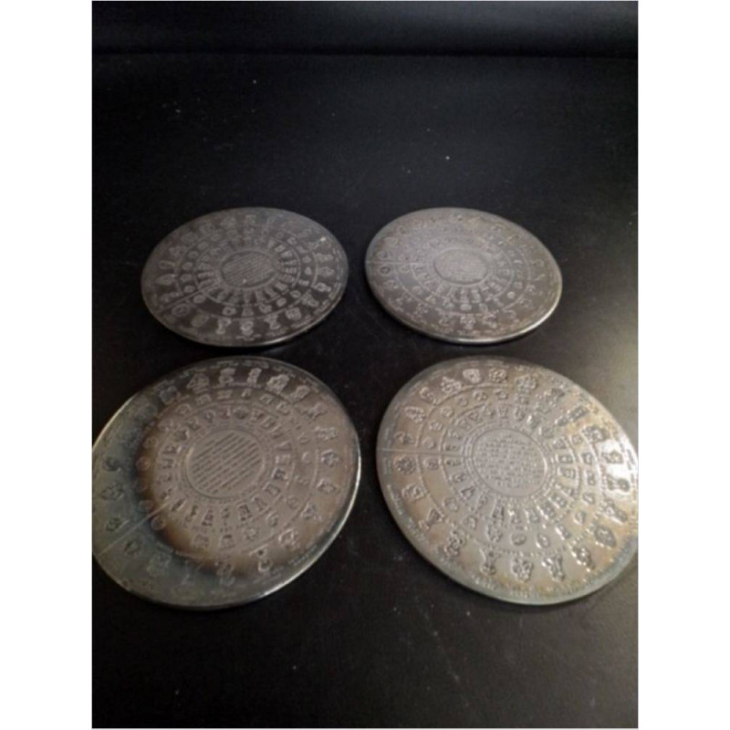 LOT DESSOUS DE VERRES CRISTOFLE 